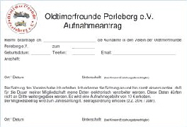 Aufnahmeantrag ffnen 